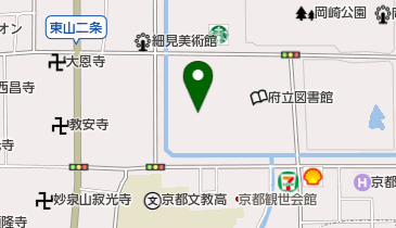 日図デザイン博物会館の地図画像