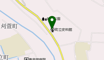 涌谷町立史料館の地図画像