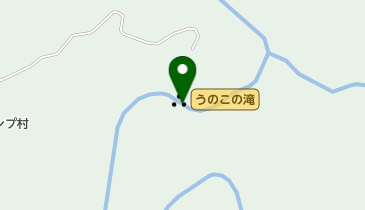 鵜の子滝の地図画像