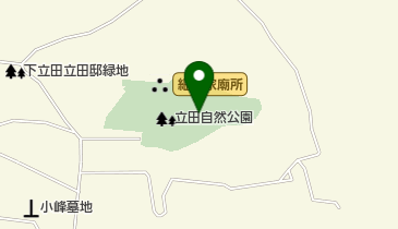 立田自然公園の地図画像