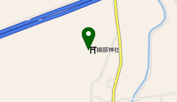 綾部城址の地図画像