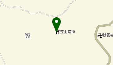 笠山荒神社の地図画像