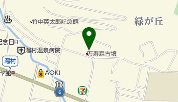 万寿森古墳の地図画像