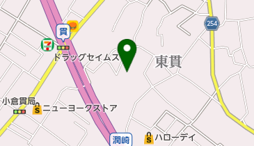 上ん山古墳の地図画像