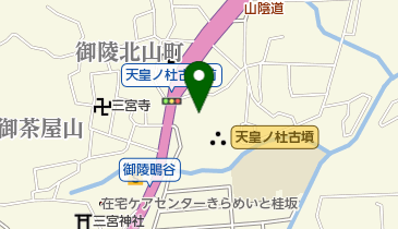 天皇の杜古墳の地図画像