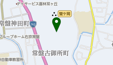 二ノ丘谷古墳の地図画像