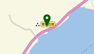 菅谷古墳の地図画像