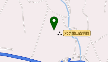 穴ヶ葉山古墳の地図画像