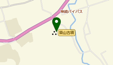 築山古墳の地図画像