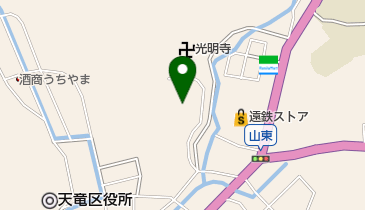 光明山古墳の地図画像