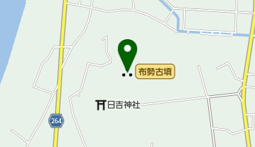 布勢古墳の地図画像