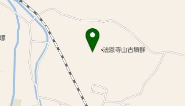 法恩寺山古墳群の地図画像