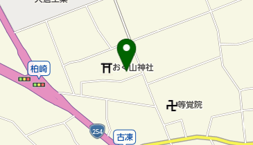 おくま山古墳の地図画像