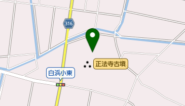 正法寺古墳の地図画像