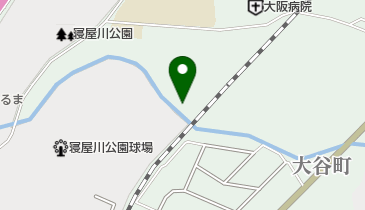 寝屋古墳の地図画像