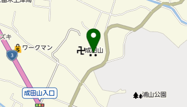 浦山古墳の地図画像