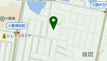 横隈山古墳の地図画像