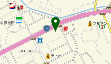 乃木二子塚古墳の地図画像