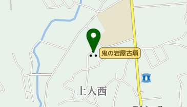 鬼の岩屋古墳の地図画像