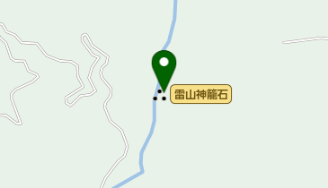 雷山神籠石の地図画像