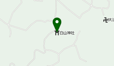 福井白山神社の地図画像