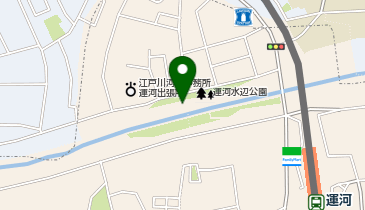 運河水辺公園の地図画像