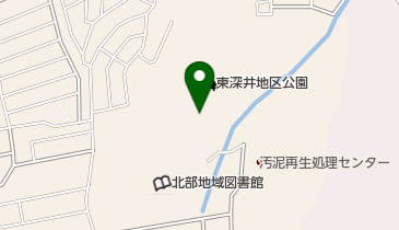 東深井地区公園の地図画像