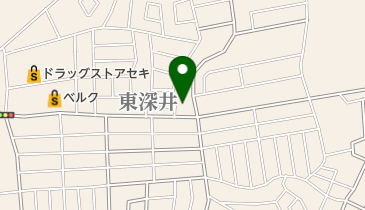 東急1号公園の地図画像