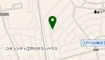 江戸川台5号公園の地図画像