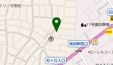 松ヶ丘公園の地図画像