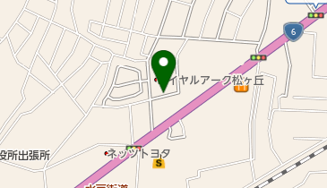 松ヶ丘緑道の地図画像