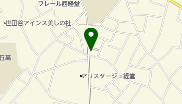 経堂けやき公園の地図画像