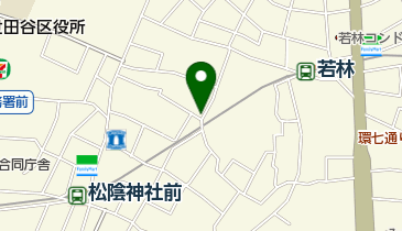 若林あじさい公園の地図画像