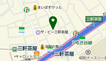 太子堂やまもも公園の地図画像