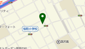 深沢の杜緑地の地図画像