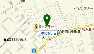 玉川中町公園の地図画像