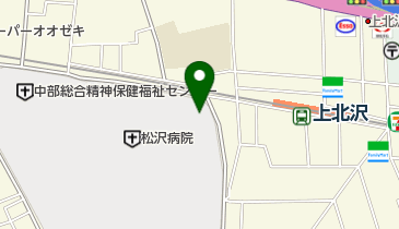 上北沢公園の地図画像