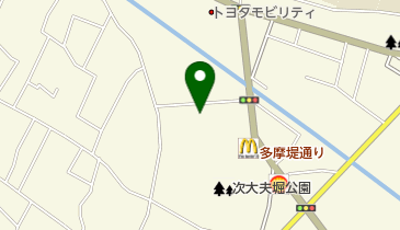 次大夫堀公園の地図画像