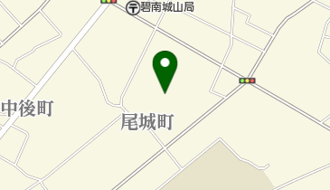 尾城公園の地図画像