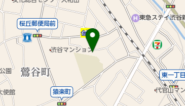鶯谷児童遊園地の地図画像