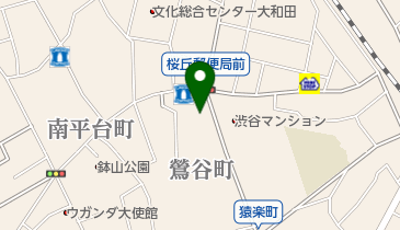 うぐいす公園の地図画像
