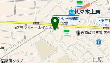 上原三丁目児童遊園地の地図画像