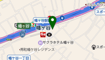 幡ヶ谷駅前公園の地図画像