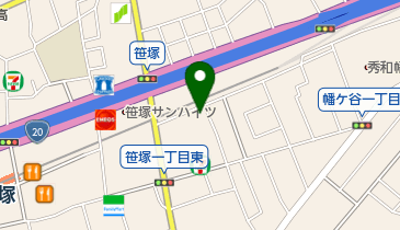 幡ヶ谷第一公園の地図画像