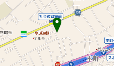 六号通り児童遊園地の地図画像