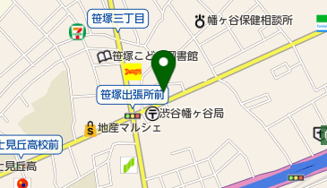 幡ヶ谷第三公園の地図画像