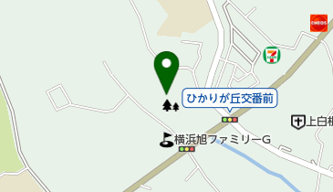 上白根大池公園の地図画像