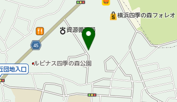 上白根長坂公園の地図画像