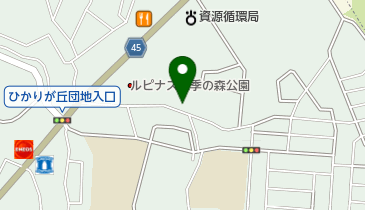 上白根長坂第四公園の地図画像