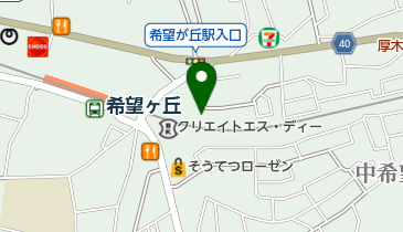 東希望が丘第五公園の地図画像